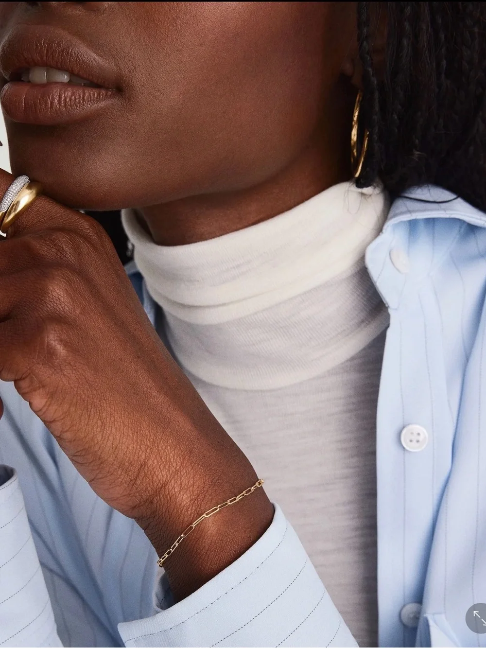 10k gold Mejuri Gold Paperclip Chain Necklace